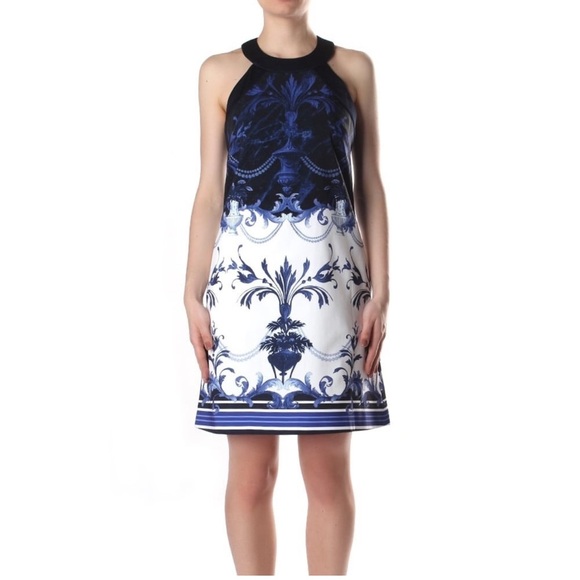 Ted Baker Molliat Blue Shift Dress with Bow Back - like new! - Picture 1 of 7